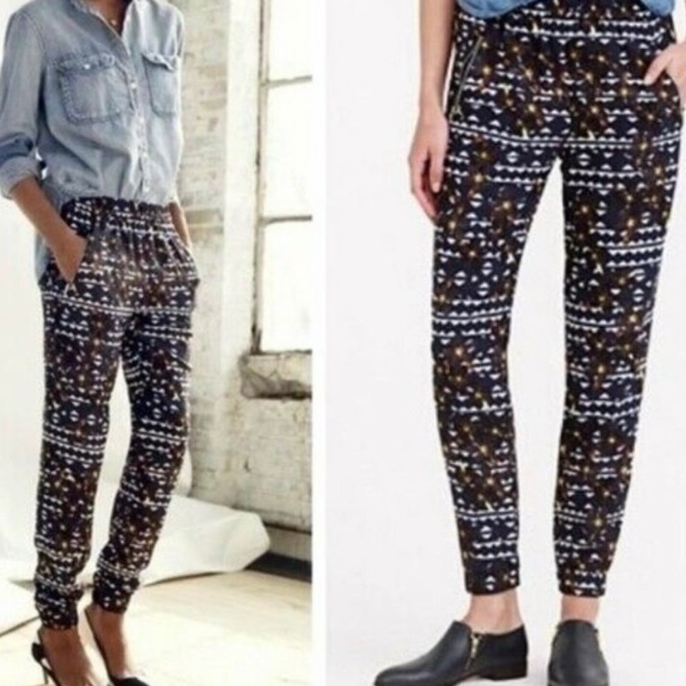 J. Crew Turner Pant Hidden Floral Jogger 4 Pants